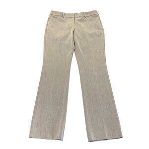 Express Editor Dress Pants Womens 10R Light Gray Mid Rise Corporate Core